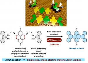 Selective annulation at the ‘K-region’ leads to direction-controlled synthesis of nanographenes in high yield. Copyright : WPI-ITbM, Nagoya University