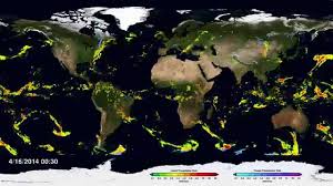 The Global Precipitation Measurement mission produced its first global map of rainfall and snowfall, from April to September 2014. The data map combines measurements from 12 satellites and the GPM Core Observatory, launched Feb 27, 2014, covers 87 percent of the globe and is updated every half hour. Image Credit: NASA's Goddard Space Flight Center