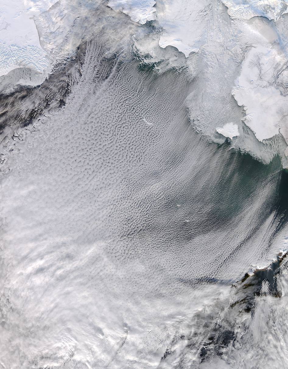 Cloud Streets in the Bering…