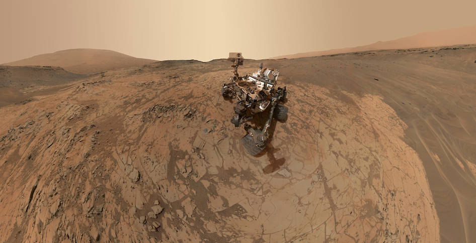 Curiosity Self-Portrait at ‘Mojave’ Site on Mount Sharp