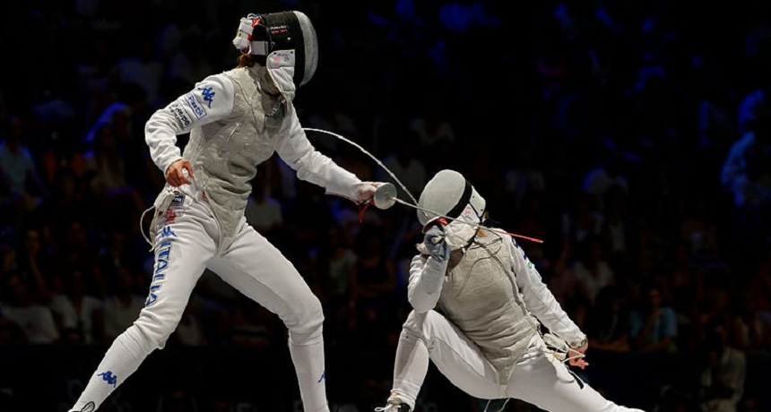 Science foils fencing history