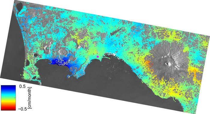 Campi Flegrei monitored by Sentinel 1 node full image 2