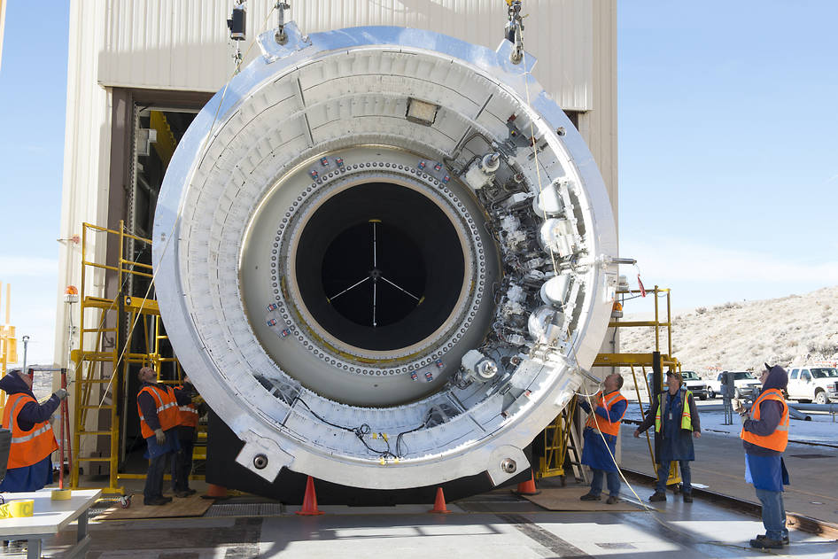 Preparing to Test the Booster for NASA’s New Rocket