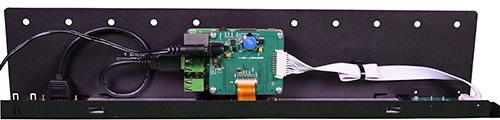 EarthLCD Introduces the Pi-Raq, An open source Raspberry Pi Based 1U Rack Mount Internet Appliance With the World’s Only 10″ x 1″ TFT