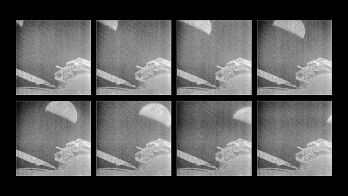 XMM- Newton self- potraits with planet earth