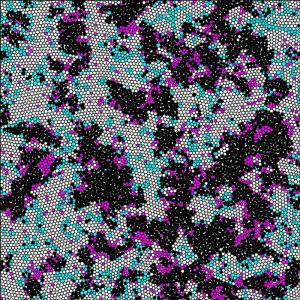 Structural origin of glass transition