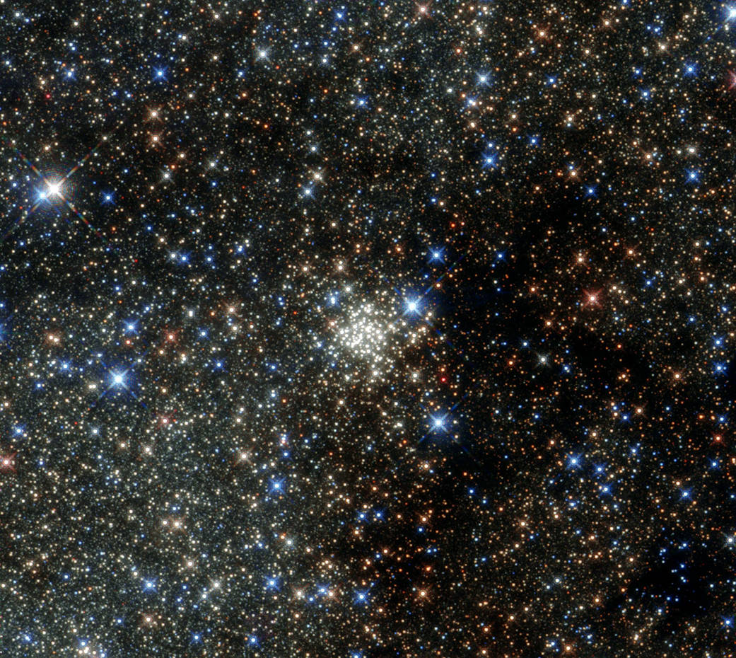 Hubble Peers into the Most Crowded Place in the Milky Way