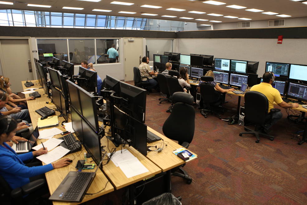 New Multi-Use Firing Room 4 used for Resource Prospector Mission Simulation