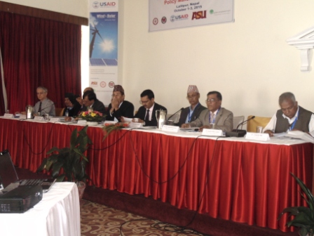 Workshop on small wind energy systems for policy makers in Nepal