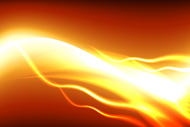 An extreme close-up on heat&hellip;