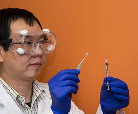 Nicotine vaccine that may combat…