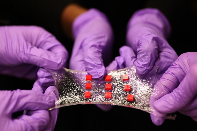 Stretchable hydrogel electronics