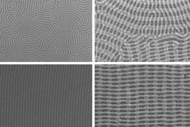 Self-stacking nanogrids