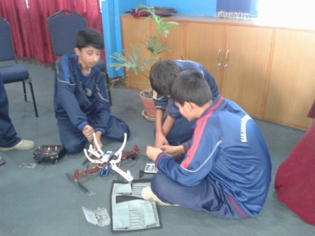 School’s Student constructed Prototype Drone…