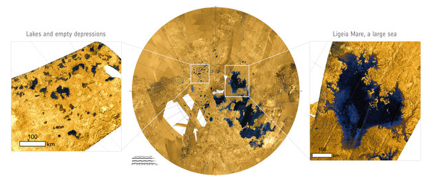 Profile of a methane sea on Titan