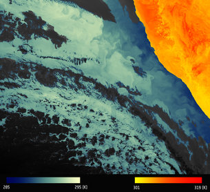 Sentinel-3A feels the heat