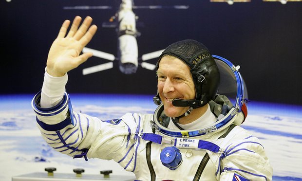Tim Peake returns to Earth