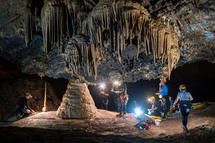 Return to light for underground astronauts