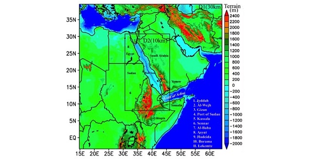 An advanced numerical model is helping researchers better understand the variability of the Red Sea’s climate patterns.