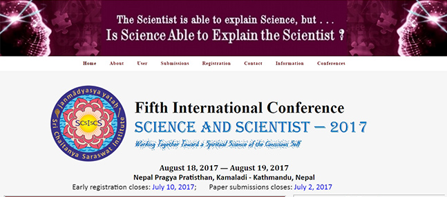 5th Int’l Conference on Science…
