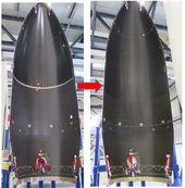 ESA and industry collaborate to improve rocket fairing 4 Vega fairings compared small