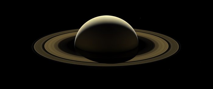 Cassini s farewell mosaic of Saturn node full image 2