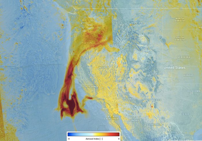 Tracking aerosols from California’s fires 2 Tracking aerosols from California s fires node full image 2