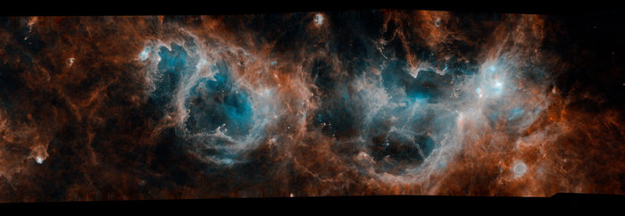Herschel s view of new stars and molecular clouds node full image 2 1