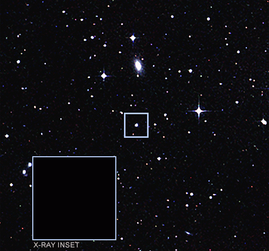 Optical and X ray view of active galaxy GSN 069 node full image 2