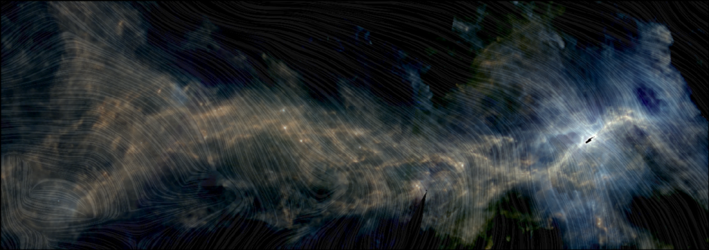 Molecular Cloud Orion A in Infrared 2 orian a