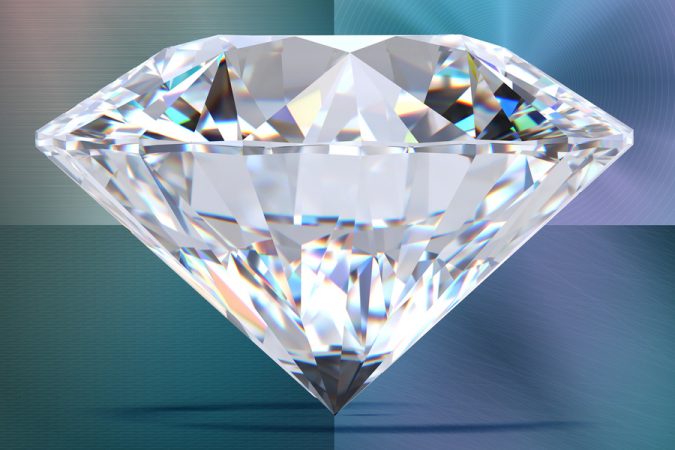 Metallic Diamond for press