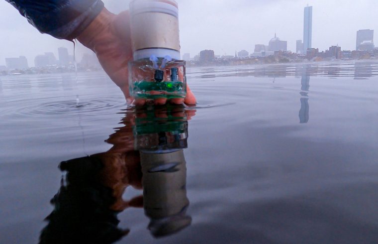 Underwater GPS press