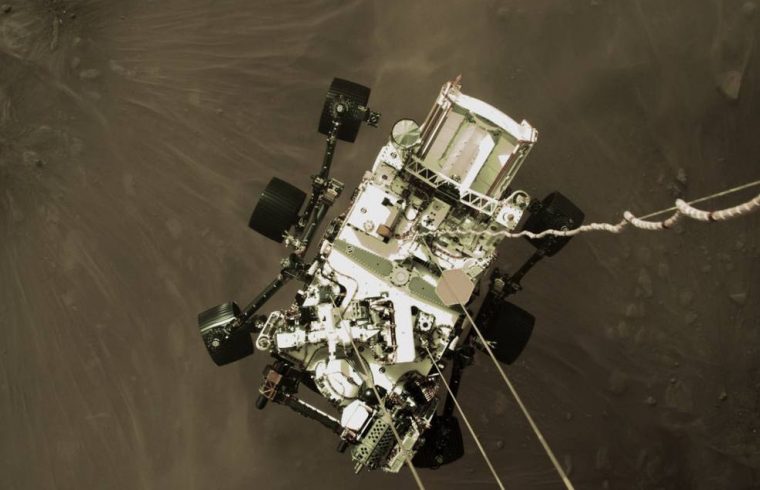 robot landing on mars revoscience