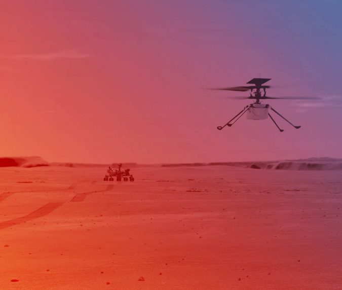 helicopter on mars