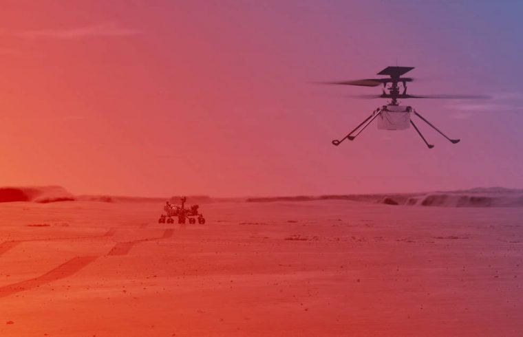helicopter on mars