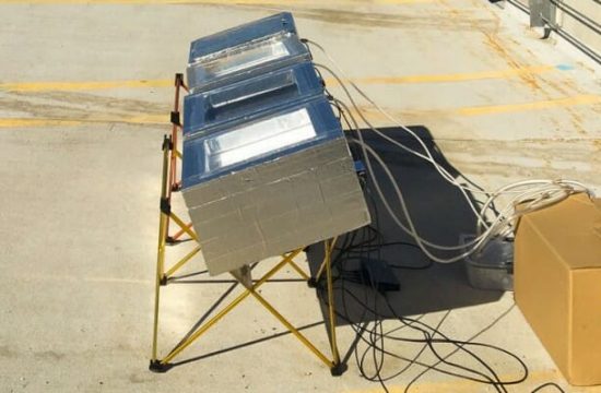 experimental setup press