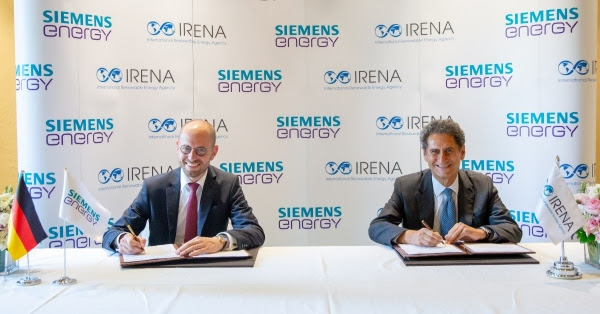 IRENA and Siemens Energy Sign Partnership Agreement