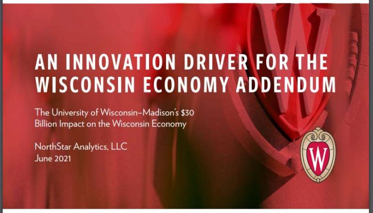 New white paper showcases value of UW–Madison’s in-state job creation, grad placement and economic recovery