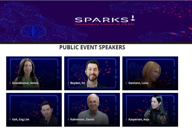CERN organizing Public event Sparks! for future intelligence 2 sparks