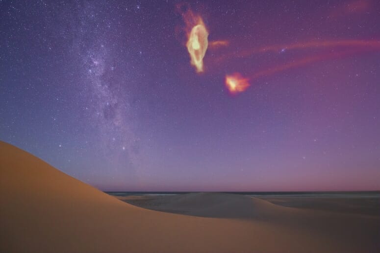 Magellanic Stream arcing over Milky…