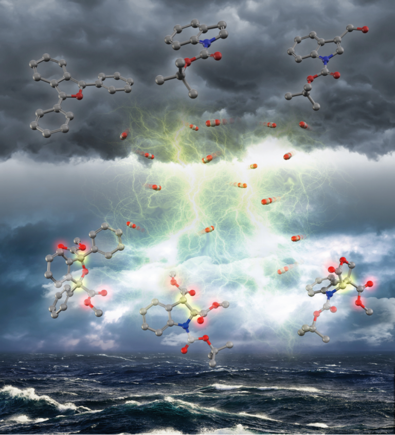 Tackling two problems with one reaction for CO2 recycling and efficient drug development