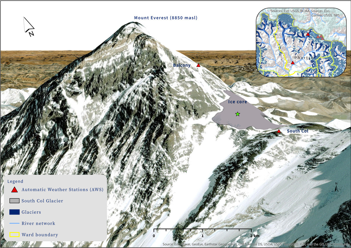 Research finds Everest’s highest glacier could disappear by mid-century