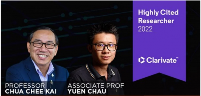 SUTD Faculty Named Among World's Most Cited Researchers in 2022 2 prof chua chee kai and yuen cau