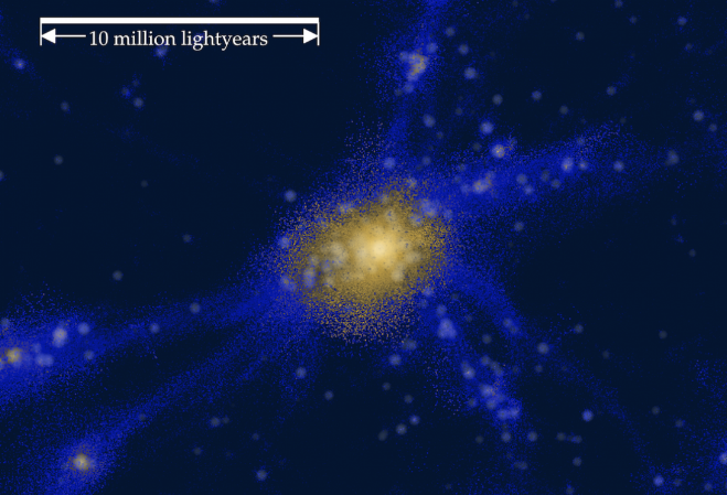 Researchers reveal the first bubble in an intergalactic…