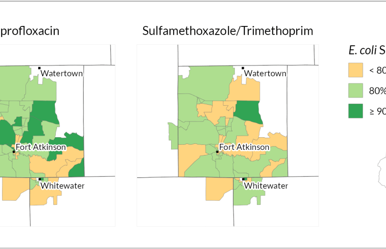 Fort Healthcare Ecoli Susceptibility Map