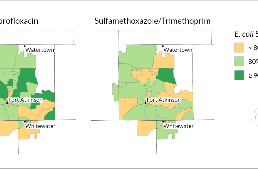 New maps show antimicrobial resistance varies within Wisconsin neighborhoods
