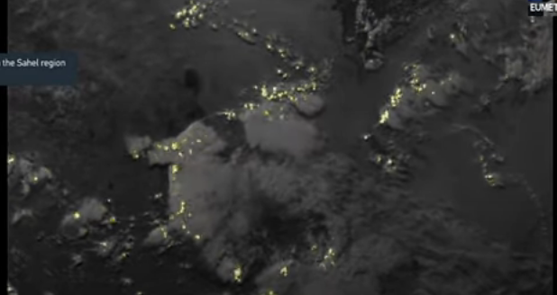 Striking lightning captured by Europe’s first Lightning Imager