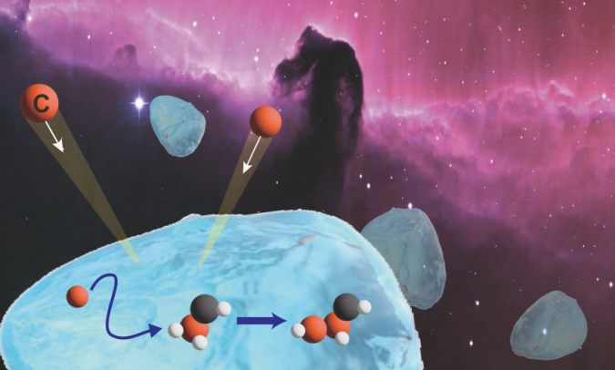 carbon atom in space