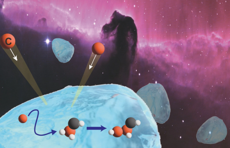 carbon atom in space