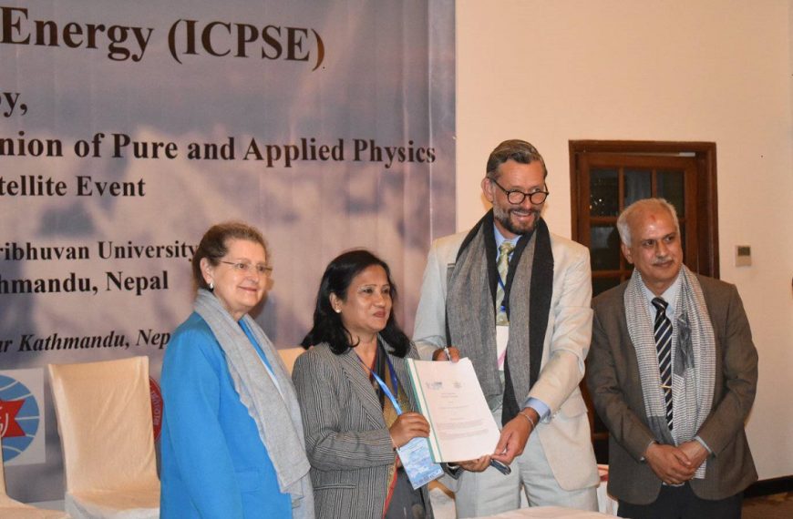MOU between NPS and IUPAP for future Endeavor in Physics